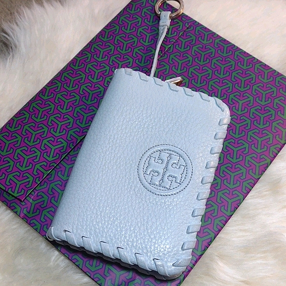 Tory Burch Marion whipstitch keychain coin wallet - Picture 3 of 13